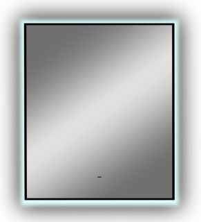 Зеркало с подсветкой Continent Amer ЗЛП1537 с бесконтактным сенсором 60x70см чёрный